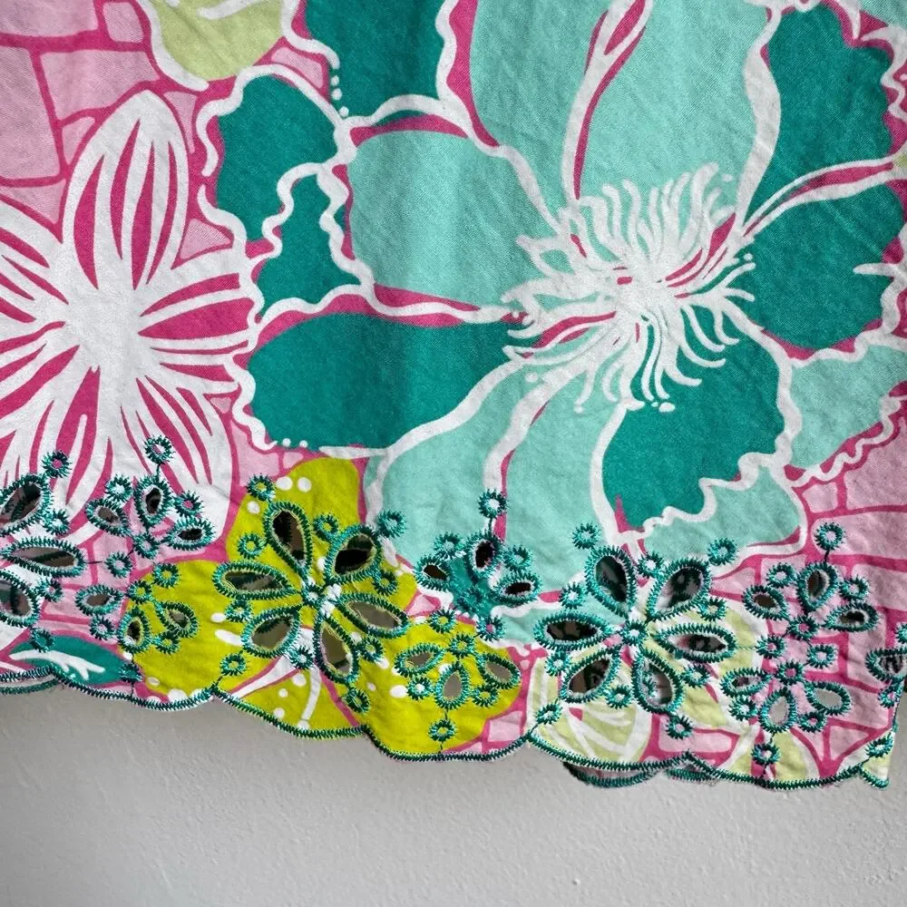 LILLY PULITZER Ingrid Knee-length Pleated Floral Skirt - Picture 3 of 7